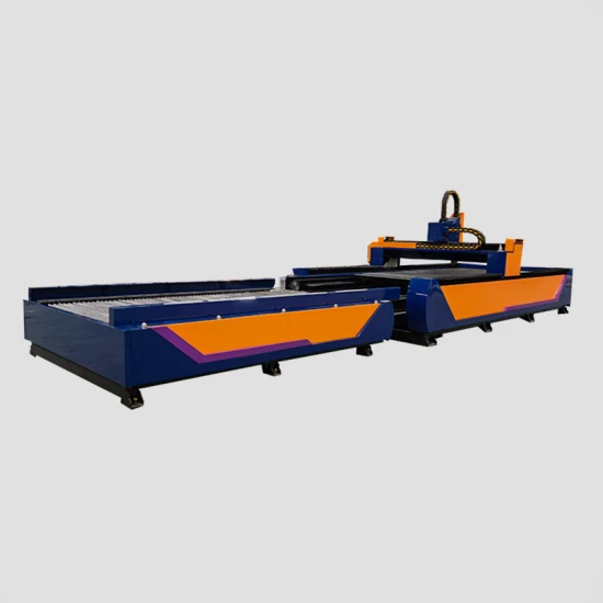 Hxf4015 L'industrie CVC a utilisé une machine de découpe d'alimentation de bobine métallique de 1,3 m de largeur avec machine de découpe laser à fibre